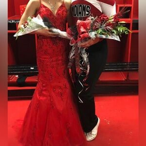 Morilee Red Prom Dress